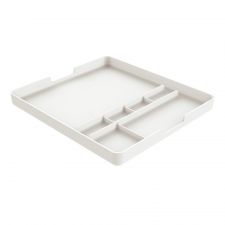 HON Fuse Collection Accessory Tray, 1-1/2"H x 13-7/16"W x 14-13/16"D, White
