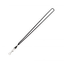 Lanyards, Black, Pack Of 10 - ODFN754521