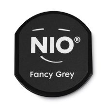 NIO Ink Pad for NIO Stamp with Voucher, 2.75" x 2.75", Fancy Gray