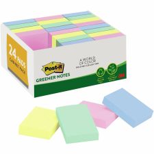 Post-it Greener Notes Value Pack - Beachside Cafe Color Collection
