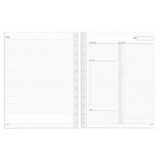 TUL Discbound Undated Daily Refill Pages, 8-1/2" x 11", Undated, 50 Sheets