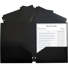 C-Line 2-pocket Heavyweight Poly Portfolio Pocket - 9.4"x 11.4"x100 mil Thickness - - 33931