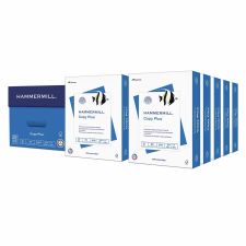 Hammermill Copy Plus Print Paper, 92 Bright, 3-Hole, 20 lb Bond Weight, 8.5 x 11, White, 500 Sheets/Ream, 10 Reams/Carton