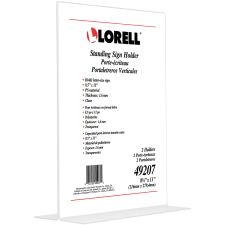 Lorell T-base Standing Sign Holders - LLR49207