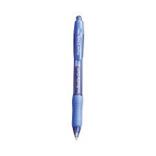 Paper Mate Profile Gel Pen, Retractable, Fine 0.5 mm, Blue Ink, Translucent Blue Barrel, Dozen