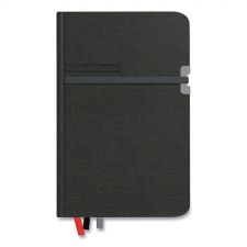 TRU RED Mastery Journal, 1-Subject, Narrow Rule, Black Cover, (192) 8 x 5 Sheets