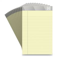 TRU RED Notepads, Narrow Rule, 50 Canary-Yellow 5 x 8 Sheets, 12/Pack