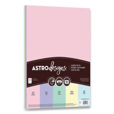 Astrobrights Color Cardstock, 65 lb Cover Weight, 8.5 x 11, Assorted Pastel Colors, 50/Pack