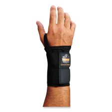 ergodyne ProFlex 4010 Double Strap Wrist Support, Small, Fits Right Hand, Black