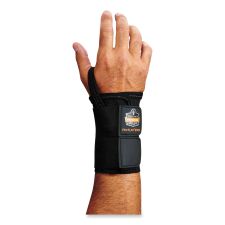 ergodyne ProFlex 4010 Double Strap Wrist Support, X-Large, Fits Left Hand, Black