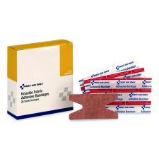 First Aid Only Heavy Woven Knuckle Bandages, Sterile, Individually Wrapped, 50/Box