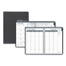 House of Doolittle Recycled Monthly Weekly 7 Day Planner, 8.75 x 6.88, Black Cover, 12-Month (Jan to Dec): 2026