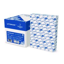 Lettermark Custom Cut-Sheet Copy Paper, 92 Bright, 5-Hole (5/16") Top Punched, 20 lb Bond Weight, 8.5 x 11, White, 500/Ream