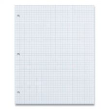 Pacon Composition Paper, 3-Hole, 8.5 x 11, 1/4", Quadrille: 4 sq/in, 500 Sheets/Ream