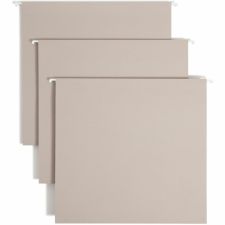 Smead TUFF 1/3 Tab Cut Letter Recycled Hanging Folder - 8 1/2"x11" - 4" Expansion - Top Tab Location - 64242