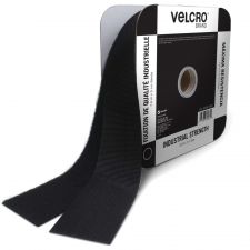 VELCRO Industrial Fastener Tape - 25 ft Length x 2" Width - Black - 1 Roll