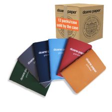 Doane Utility Notebook Small 5.5"x3.5" 24 Sheets/bk 50# Grid   Lines - 6 Pack Assorted