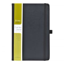 Eccolo Cool Jazz Journal, 5 1/2" x 8", Ruled, 192 Pages, Black