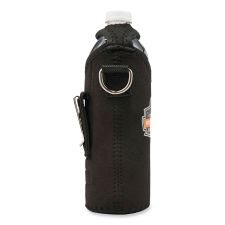 ergodyne Squids 3775 Can   Bottle Holder Trap, Small, 3.62 x 7.25 x 2.5, Neoprene, Black
