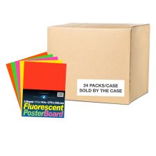 Fluorescent Poster Asstd 11"x14" 5/pk