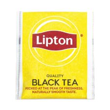 Lipton Tea Bags, Black, 0.07 oz Bags, 312 Bags/Carton