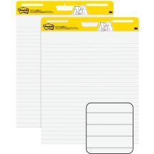 Post-it Super Sticky Easel Pads, 25 in x 30 in, 2 Pads, 30 Sheets/Pad, White, 561WLVAD2PK