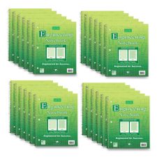 Roaring Spring Wirebound Engineering Notebook, 20 lb Bond Paper Stock, Green Cover, (80) 11 x 8.5 Sheets, 24/Carton