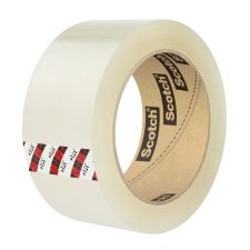 Scotch 371  High-Tack Box Sealing Tape, 2.84" x 109 Yd, Clear, Pack Of 24 Rolls