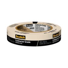 Scotch Commercial-Grade Masking Tape for Production Painting, 3" Core, 0.94" x 60 yds, Natural