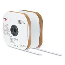 VELCRO Brand Sticky-Back Fasteners, Hook Side, 1" x 75 ft, White