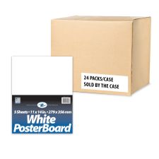White Posterboard 11" X 14" 5/pk - ROA48003CS