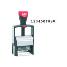2000 Plus 2010 Self-Inking Heavy Duty Black Ink 10-Band Numbering Stamp, 1/4" x 1-11/16" Impression