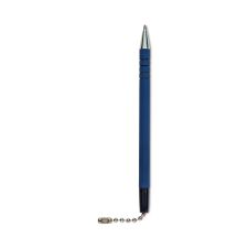 Antimicrobial Ballpoint Counter Pen, Medium 1 mm, Blue Ink, Blue Barrel