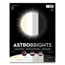 Astrobrights Color Cardstock - "Classic" Assortment, 65 lb Cover Weight, 8.5 x 11, Assorted Classic Colors, 100/Pack