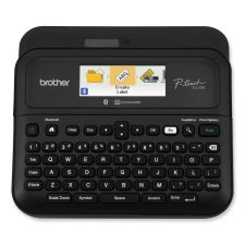 Brother P-Touch D-610BTVP Connected Label Maker with Color Display, 30 mm/s Print Speed, 14.2 x 6 x 13.3