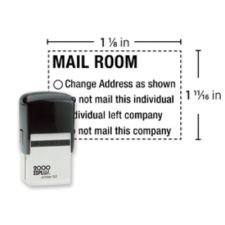 Custom 2000Plus PrintPro 53P Self-Inking Rectangle Stamp, 1-1/8" X 1-15/16" Impression