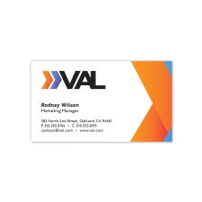Custom Full Color Flat Print Business Cards Printed 1-Side