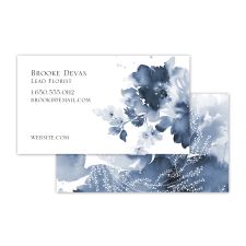 Custom Full Color Flat Print Ultra White 38 pt. Extra Thick Business Cards, Printed 2-Sides