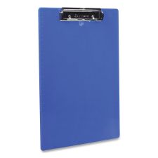 Saunders Recycled Plastic Clipboard, 0.5" Clip Capacity, Holds 8.5 x 11 Sheets, Cobalt