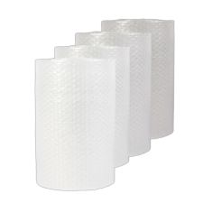 Universal Bubble Packaging, 0.31" Thick, 24" x 75 ft, Perforated Every 24", Clear, 4/Carton