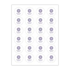 1 2/3" Diameter Circle 1 Color (100/PK)