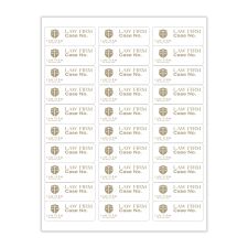 1" x 2 5/8" Rectangle 1 Color (100/PK)