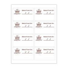 2 1/2" x 4" Rectangle 1 Color (100/PK)