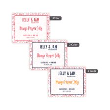 2" x 2 1/2" Rectangle 1, 2, or 3 Color (250/PK)