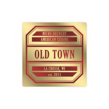 2" x 2" Square Foil Imprint (500/PK)