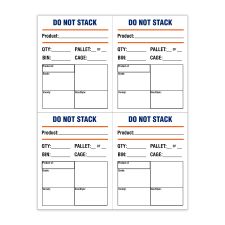 4 1/4" x 5 1/2" Rectangle 3 Color (100/PK)