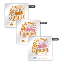 4" x 4" Square 1, 2, or 3 Colors (250/PK)