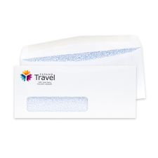 #9 Security Tint Poly Window White Wove 24lb - Full Color (50/PK)
