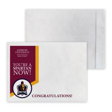 Custom DuPont Tyvek Envelope, 9" x 12" Open End with Green First Class Border (500/PK)