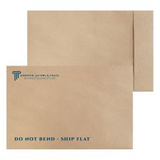 Custom TerraBoard Envelope, 10-1/2" x 16", 1 Special Color (500/PK)